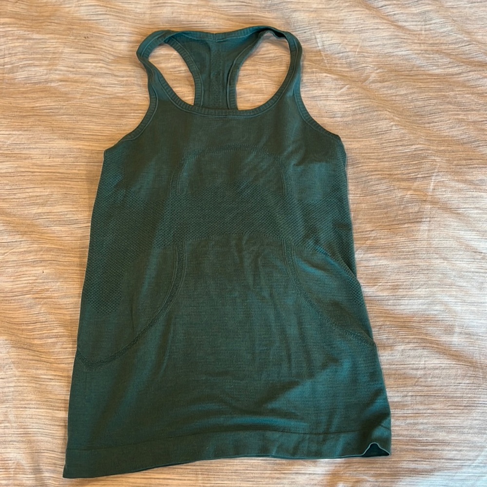 Lululemon Swiftly tech turquoise racer back tank top size 4. Gently used.